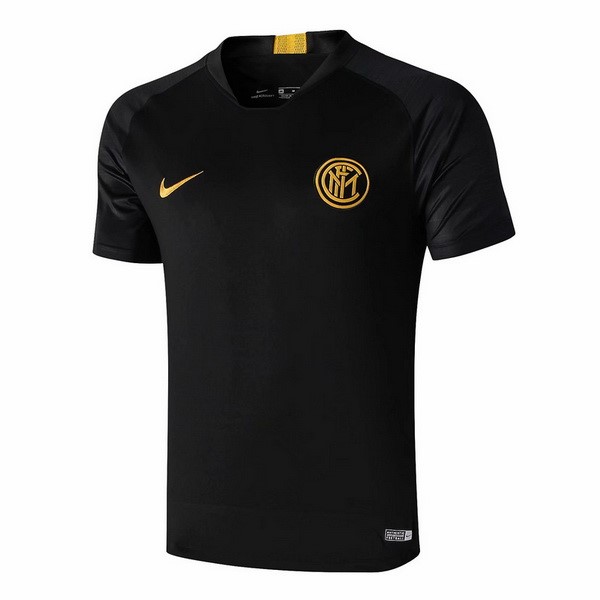 Camiseta de Entrenamiento Inter Milan 2019 2020 Negro Amarillo